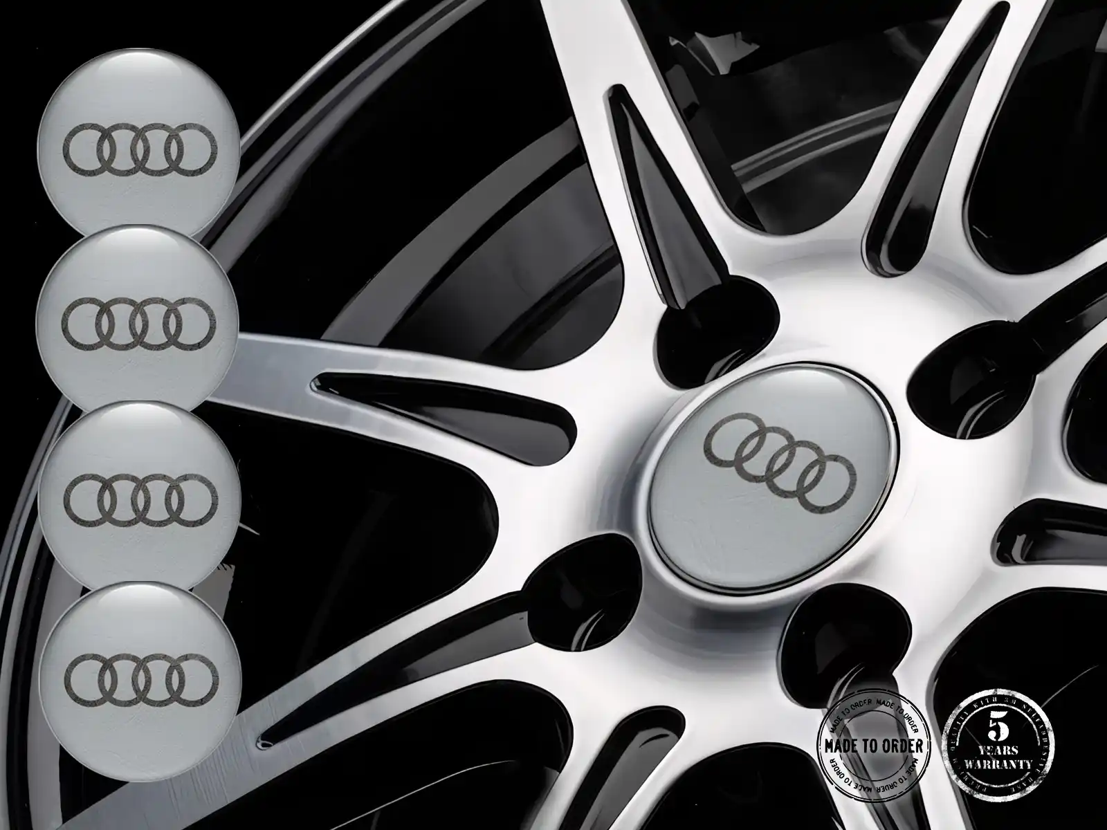Audi Aufkleber Dome Edition Individuelle Harzplaketten